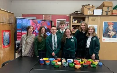 Geibel Catholic art students contribute to empty Bowls program