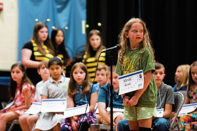 Aquinas 3rd grader Takes Greensburg Rotary Spelling Bee Crown